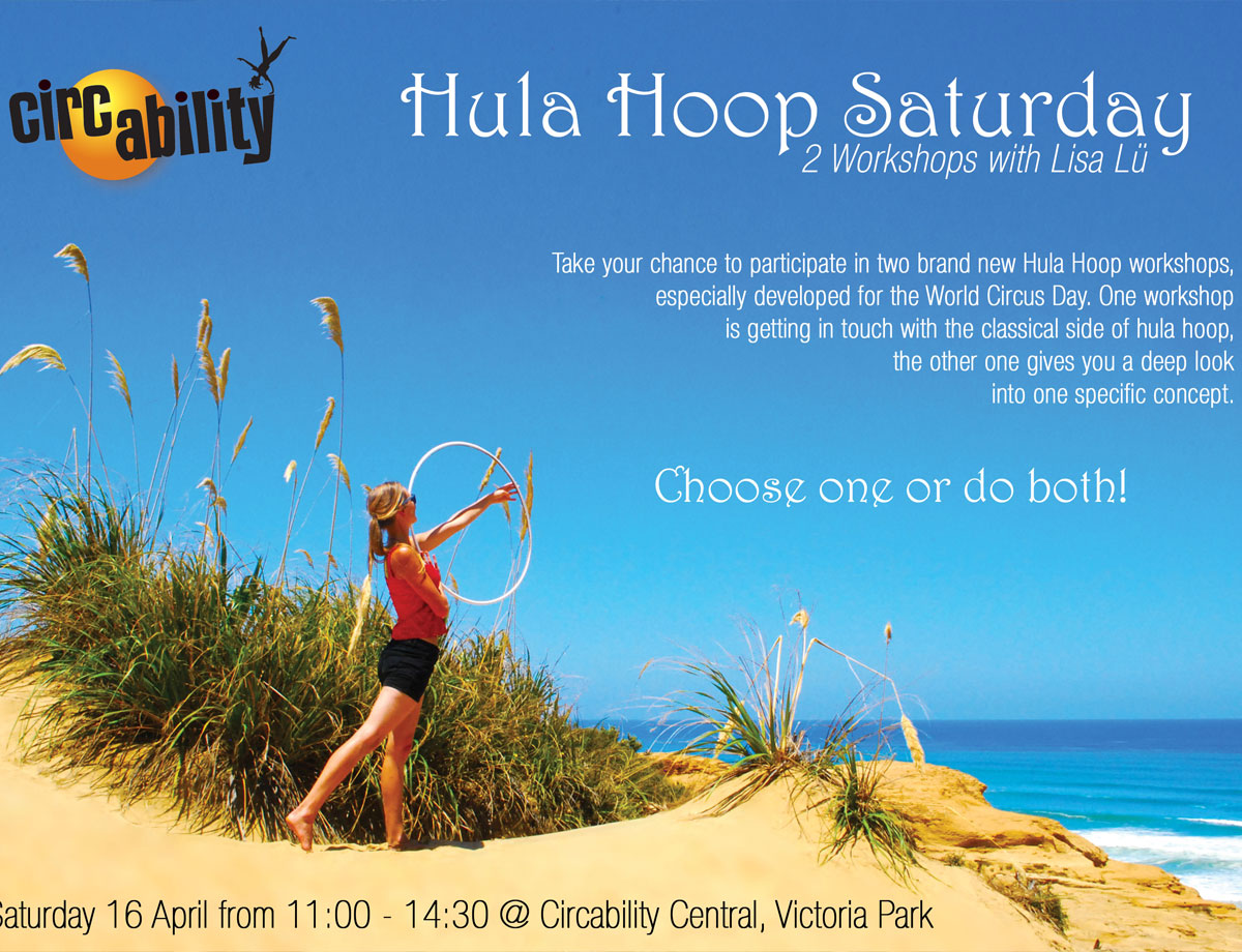 Hula Hoop Saturday Poster